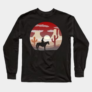 Texas cowboy Long Sleeve T-Shirt